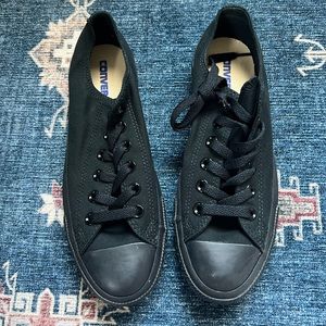 Converse Chuck Taylor All Star Low Top Black Mono US 8